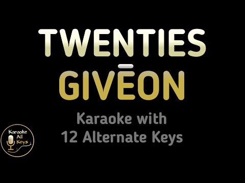 GIVĒON – TWENTIES Karaoke Instrumental Lower Higher Female & Original Key