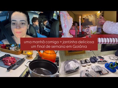 Uma manhã tranquila | Fomos para Goiânia | Chegamos e fiz uma janta caseira deliciosa | Comprinhas