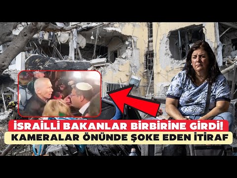 İsrailli bakanlar birbirine girdi! Kameralar önünde şoke eden itiraf