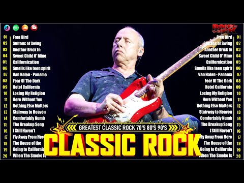 Classic Rock Songs 70s 80s 90s Full Album - Nirvana, Led Zeppelin, Bon Jovi, Aerosmith, U2, ACDC