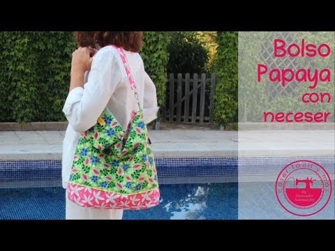 Bolso Papaya para playa o tote para todo