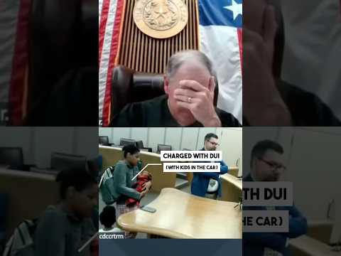 🤯Judge Shocked: DUI-Mom Brings Baby to Court 👶#courtroomdrama
