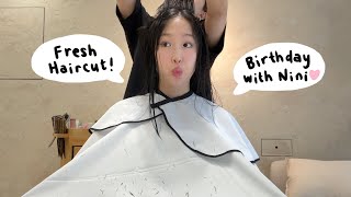 니니와 함께한 생일기념 호캉스 🎂 기다리던 머리 자르는 날 💇🏻‍♀️ 드디어 느껴지는 태동..🫢