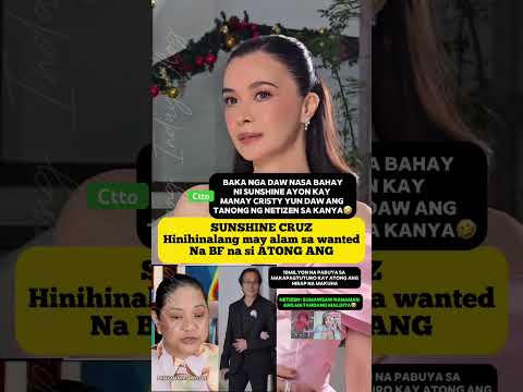 CRISTY FERMIN MY ENTRY DIN KAY ATONG ANG!! SUNSHINE CRUZ TINATAGO DAW ANG BF?