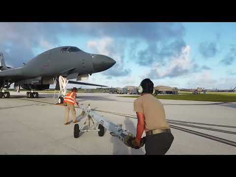 Air Force B-1B Lancers training in Alaska