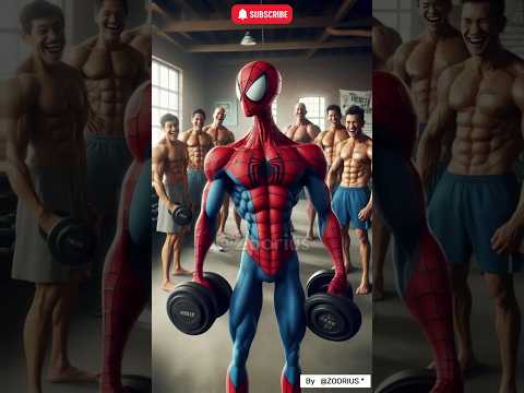 Skinny Spider-Man’s Crazy Glow-Up 💪🔥 | Spiderman Love Story   #Shorts #spiderman #marvel