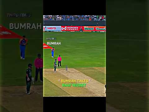 Bumrah takes the revenge 💀 #indvspak #cricket