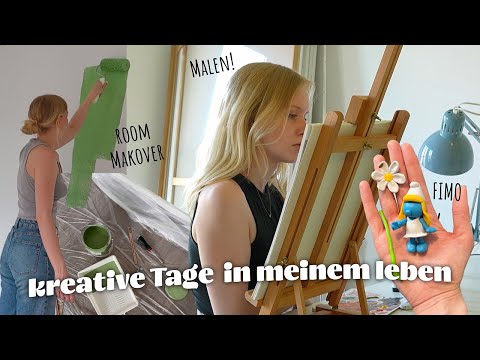 Room Makeover, Malen & Modellieren - Art Vlog