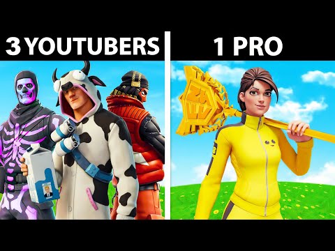 1 FNCS PRO contro 3 YOUTUBERS per 1000 V-Bucks!