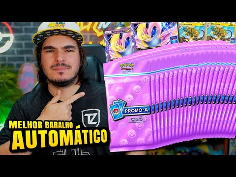 MELHOR Baralho para fazer o Evento da CRESSELIA EX no AUTOMÁTICO + Unboxing do Booster novo Promo!