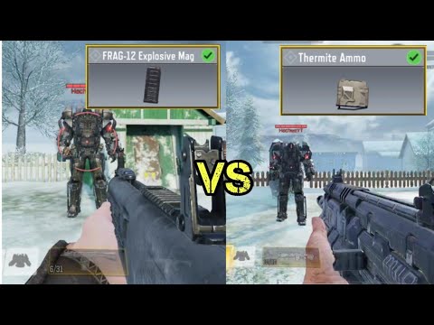 JAK-12 8-R Dragon's Breath Vs Man-O-War Thermite Ammo in COD Mobile | Call of Duty Mobile