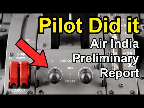 Air India Crash Update | Shocking! Preliminary Report shows one of Pilots Shut Down Both Engines