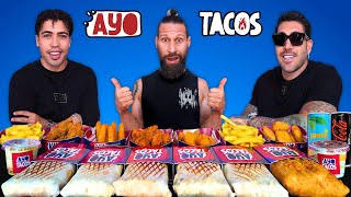 MANGIO TUTTO IL MENÙ del FAST FOOD di AYO TACOS... Spaventando STEVEN BASALARI