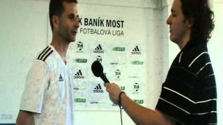 Pozápasový rozhovor - FK Baník Most vs. Táborsko - Michal Zach