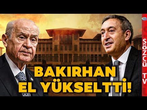 'NEDEN CUMHURBAŞKANI KÜRT OLMASIN!' Tuncer Bakırhan Devlet Bahçeli'nin Sözlerine El Yükseltti!