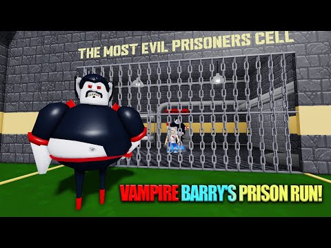 POLİS BARRY'S HAPİSHANESİNE VAMPİRLER SALDIRDI !!! | ROBLOX VAMPIRE BARRY'S PRISON RUN!