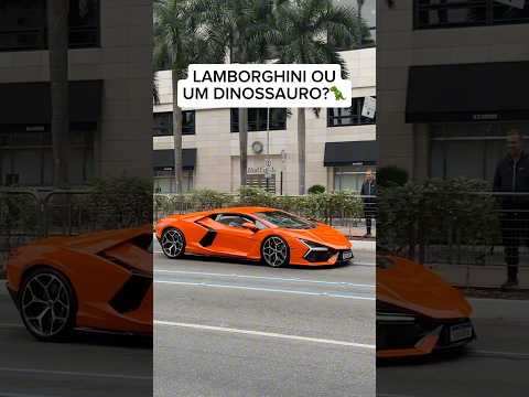 Essa Lamborghini parece um dinossauro acelerando🦖