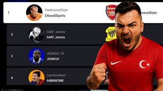 Dünya Sıralamasındaki Rakiplerle Maçlarım | Efootball 2025 Rank Match