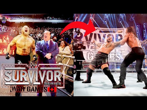 WWE SURVIVOR SERIES 21 November 2024 WAR GAMES HIGHLIGHTS| Paul Heyman🥶 RETURNS With Brock Lesnar!