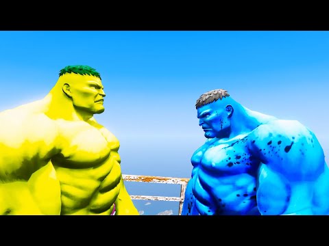 BLUE HULK TRANSFORMATION TAKE REVENGE ON MONSTER HULK!