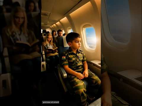 Indian army baby saves plane from crash landing 😭 #ai #army