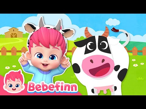 Lola the CowㅣEP150ㅣAnimal Songs for KidsㅣBebefinn Nursery Rhymes