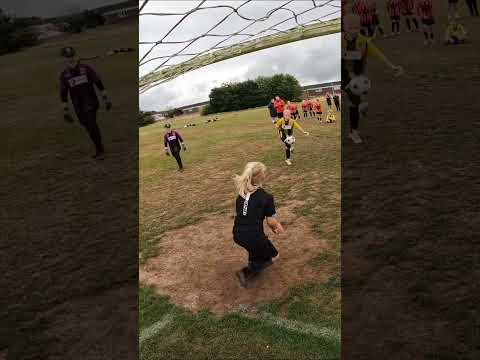  This Peno nearly took Ollie's head off. Goodness strike a ball!#fatherandson #goalkeeper #yesollie