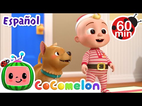 JJ es Santa en Nochebuena 🎅| Canciones Infantiles🎵| Juega y aprende | Moonbug Español | Cocomelon