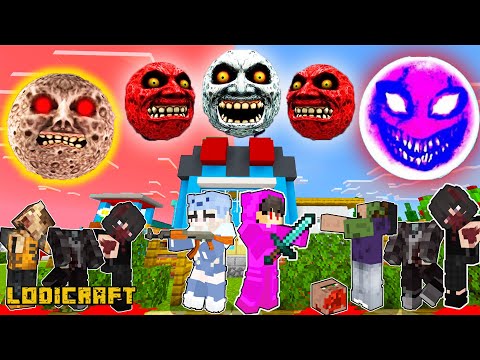 BEST of MINECRAFT LUNARMOON VS RED SUN !!