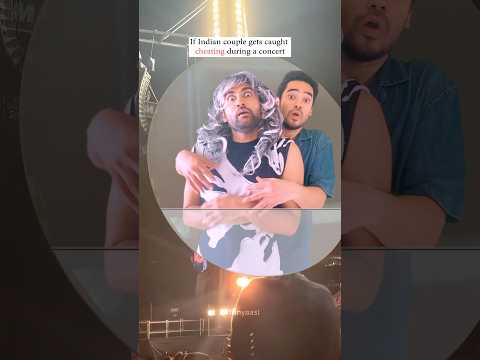 CLEVER Couple SMARTLY Hides CHEATING in Coldplay Concert 😱| YT #shorts daily |Funyaasi #shortsvideos