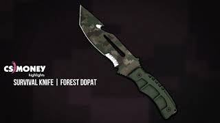 Survival Knife Forest DDPAT Gameplay