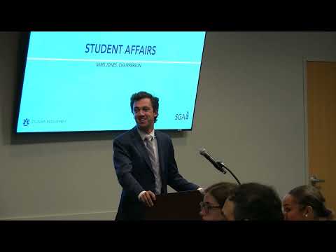 SGA Senate Meeting | Auburn University 10/07/2024