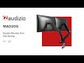 Audizio MAD20G Dual Monitor Stand for 17 - 32"