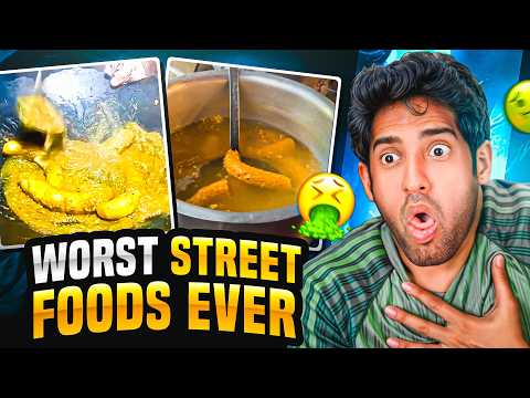 Worst Indian Street Foods Ever! 😭 (INSTANT REGRET)
