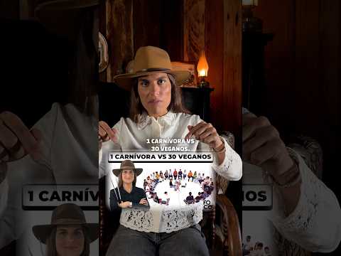 1 carnívora x 30 veganos 🔥