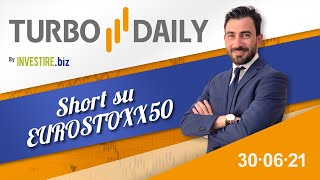 Turbo Daily 30.06.2021 - Short su EUROSTOXX50