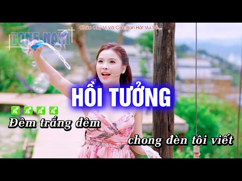 Karaoke Hồi Tưởng (Tone Nam) Beat Phối mới cực hay – Hoàng Dũng Karaoke