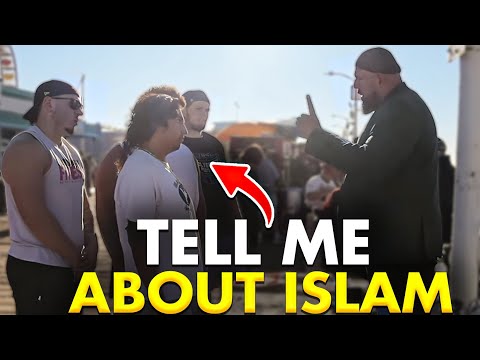 A Group Of Americans Confront A Muslim About Islam