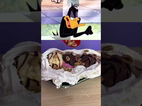 Bananasplit do patolino #receitas #receita #doce #receitasimples #filme #looneytunes #desenho