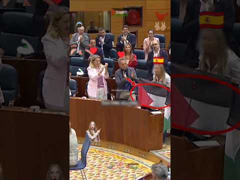 This Spanish Member Of Parlement Raising 🇵🇸 In Assembly #youtubeshorts #shortsfeed #shorts #viral