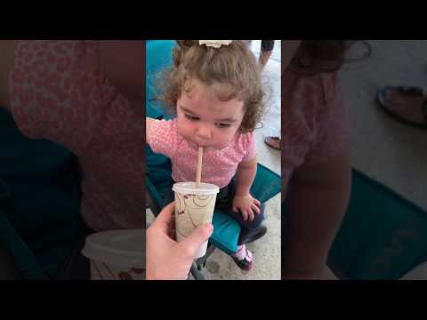 Baby's First Milkshake! What A Reaction! Mayte!! | Perez Hilton