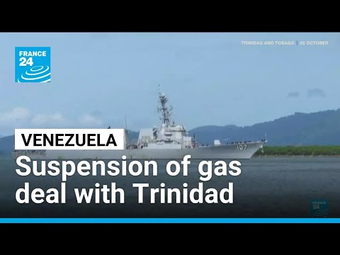 YouTube video thumbnail:  Venezuela Suspends gas Deal as Trinidad Hosts US Warship