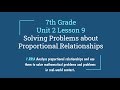 Understanding Proportional Relationships