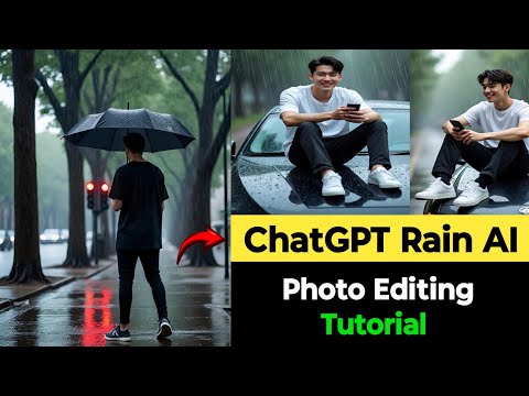 ChatGPT से Trending Rain Photo Editing 🔥 | Viral Instagram Look Banaye 1 Prompt Me