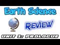 Earth Science Regents Unit 1 Prologue Review