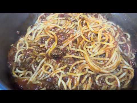 The best and yummy  home cook spaghetti