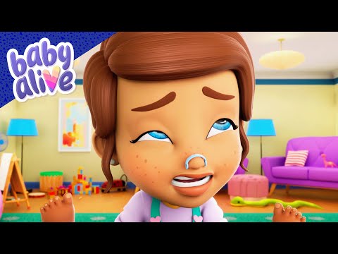 Troca de fraldas fedorentas do Charlie 👶 Família Crianças Desenhos animados 💖 Baby Alive Oficial