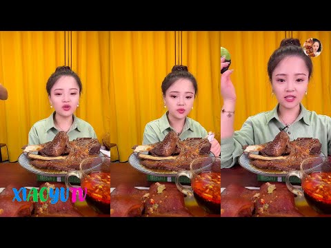 【Xiaoyu Mukbang】XIAOYU EATING SHOW。MUKBANG SATISFYING。Mukbang Chinese。N02。060322。9