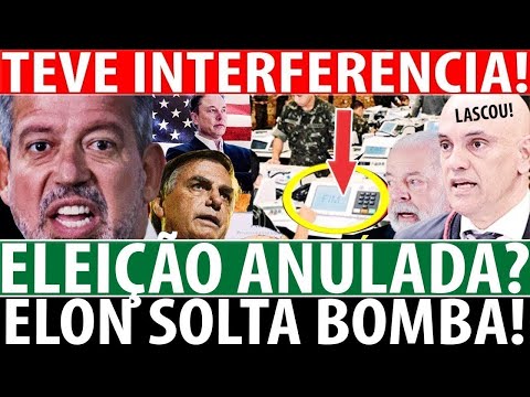 Urgente! ELE!ÇÃ0 ANULADA NO BRASIL? ELON MUSK DESCOBRE ESQUEMA CONTRA BOLSONARO! LULA E MORAES FORA