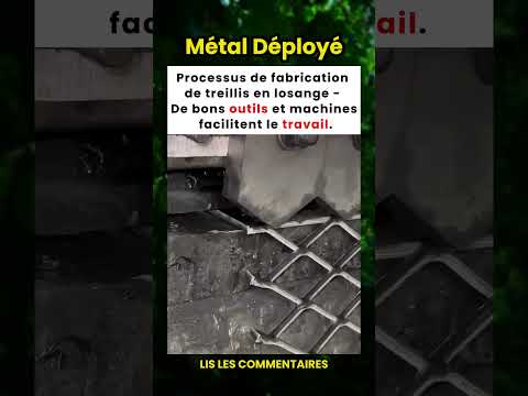 Comment le métal solide devient une maille sans gaspillage ? 🤯